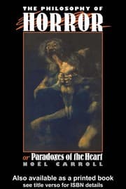 Tapa de The philosophyof horror, or, Paradoxes of the heart