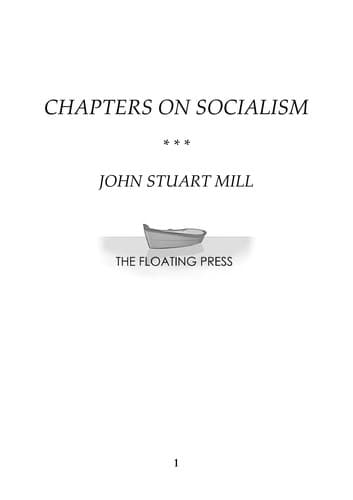 Tapa de Chapters on Socialism