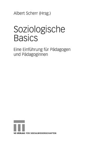 Tapa de Soziologische Basics