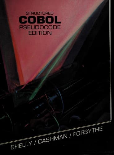 Tapa de Structured COBOL