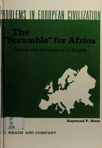 Tapa de The "scramble" for Africa