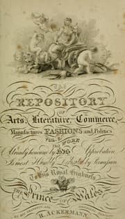 Tapa de The Repository of arts, literature, commerce, manufactures, fashions and politics