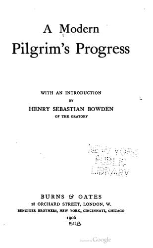 Tapa de A modern pilgrim's progress