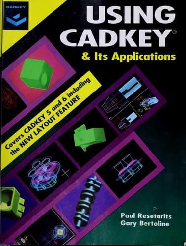 Tapa de Using CADKEY