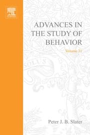 Tapa de Advances in the Study of Behavior
