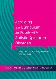 Tapa de Accessing the curriculum for pupils with autistic spectrum disorders