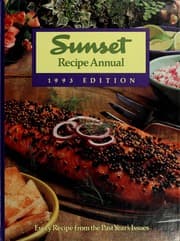 Tapa de Sunset recipe annual, 1993