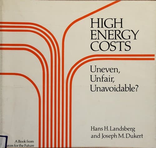 Tapa de High energy costs--uneven, unfair, unavoidable?