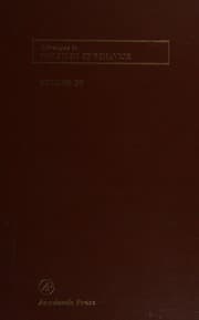 Tapa de Advances in the study of behavior