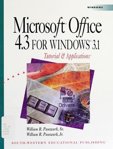 Tapa de Microsoft Office for Windows 3.1, Version 4.2 & 4.3