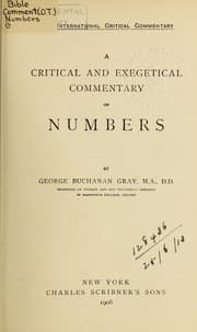 Tapa de A critical and exegetical commentary of Numbers