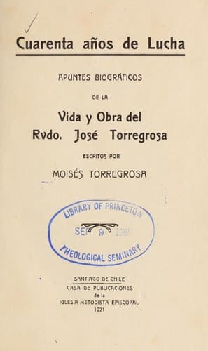 Tapa de Cuarenta an os de lucha