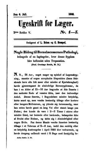 Tapa de Ugeskrift for læger