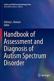 Tapa de Handbook of Assessment and Diagnosis of Autism Spectrum Disorder