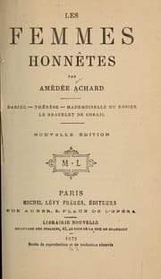 Tapa de Les femmes honnêtes