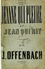 Tapa de Jeanne qui pleure et Jean qui rit
