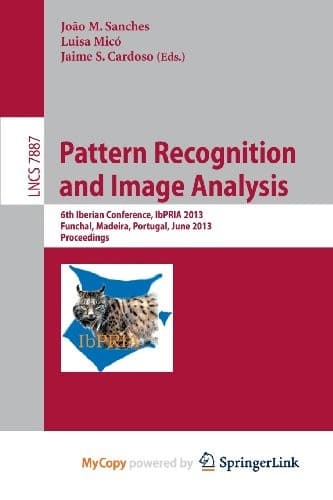 Tapa de Pattern Recognition and Image Analysis