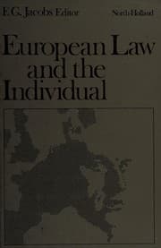 Tapa de European law and the individual
