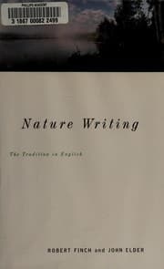Tapa de Nature writing