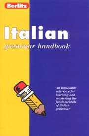Tapa de Berlitz Italian Grammar Handbook