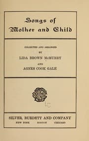 Tapa de Songs of mother and child