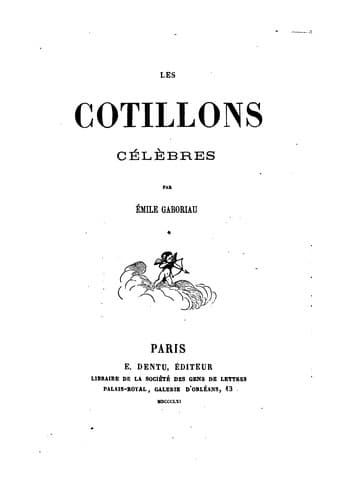 Tapa de Les cotillons célèbres