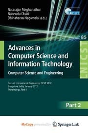 Tapa de Advances in Computer Science and Information Technology. Computer Science and Engineering