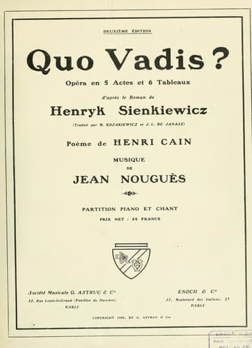 Tapa de Quo vadis?