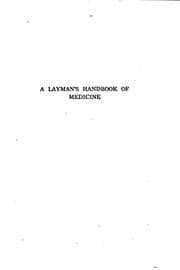 Tapa de A Layman's Handbook of Medicine: With Special Reference to Social Workers