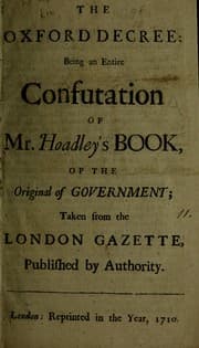 Tapa de The Oxford decree