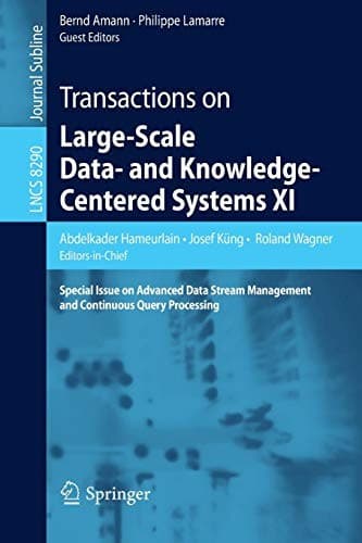 Tapa de Transactions on Large-Scale Data- and Knowledge-Centered Systems XI