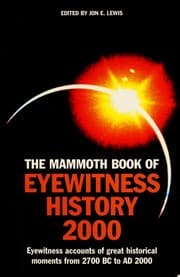 Tapa de The mammoth book of eyewitness history 2000