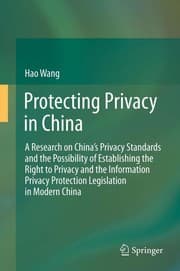 Tapa de Protecting privacy in China