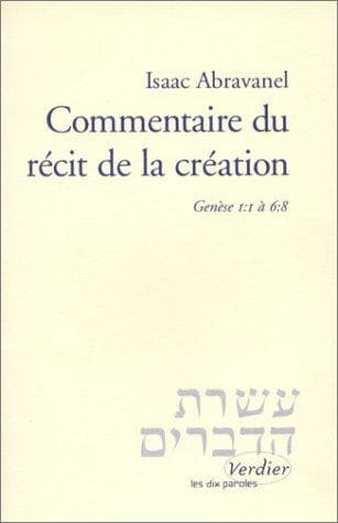 Tapa de Commentaire du récit de la création