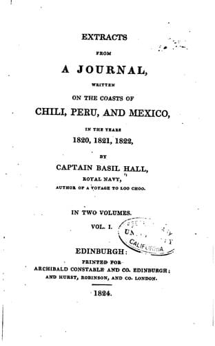 Tapa de Extracts from a journal