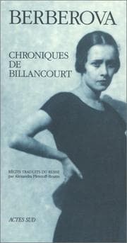 Tapa de Chroniques de Billancourt