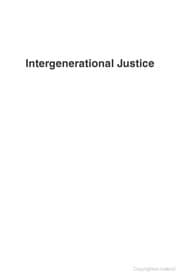 Tapa de Intergenerational justice