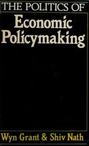 Tapa de The politics of economic policy