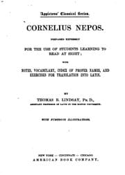 Tapa de Cornelius Nepos: Prepared Expressly for the Use of Students Learning to Read at Sight