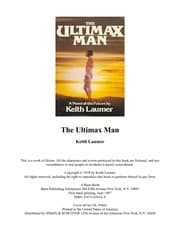 Tapa de The Ultimax Man