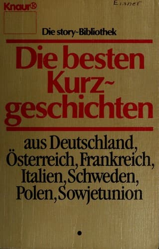Tapa de Die besten Kurzgeschichten