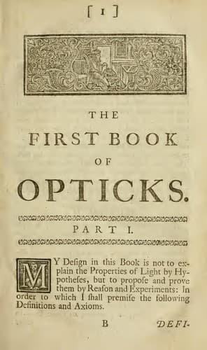 Tapa de Opticks