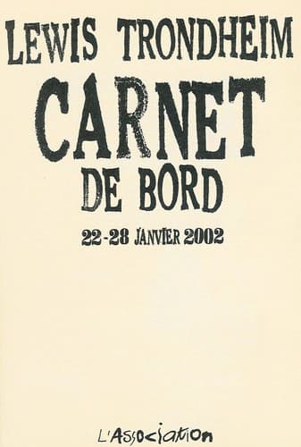 Tapa de Carnet de bord