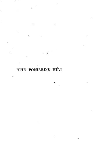 Tapa de The poniard's hilt