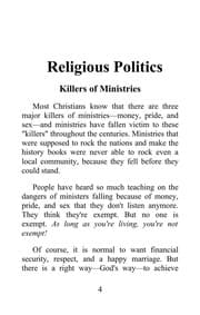 Tapa de Religious Politics