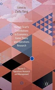Tapa de Herbert Scarf's Contributions to Economics, Game Theory and Operations Research : Volume 2