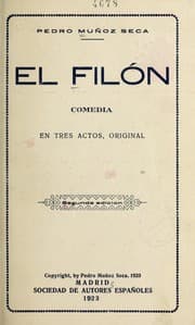 Tapa de El filo n