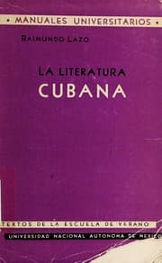 Tapa de La literatura cubana