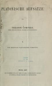 Tapa de Platonische Aufsätze. II. Die angebliche Platonische Schulbibliothek und die Testamente der Philosophen