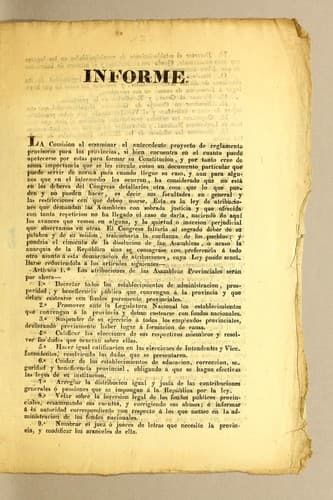 Tapa de Informe